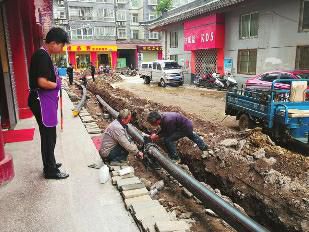 偷开工挖断燃气管 宁强居民用气受影响