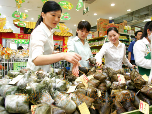 端午节陕西人 线上人均买4.7个粽子