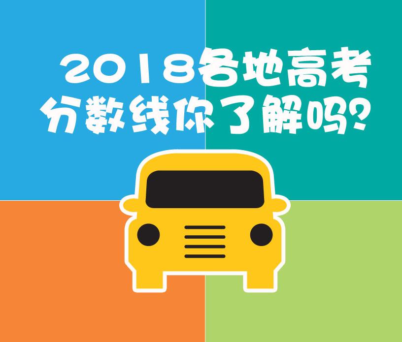 2018各地高考分?jǐn)?shù)線你了解嗎？（持續(xù)更新）