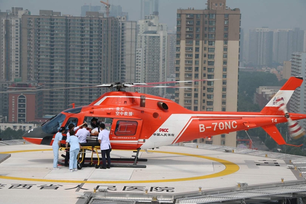 陕西省陆空一体化医学救援建设项目在陕西省人民医院建成使用