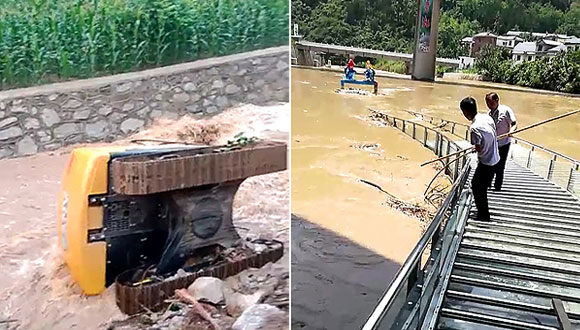 柞水一25歲小伙河道“搶救”挖掘機(jī) 被洪水沖走身亡