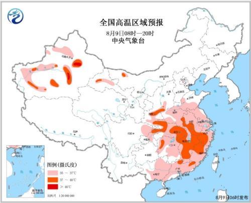 高溫黃色預(yù)警發(fā)布 陜西中南部等地35℃以上