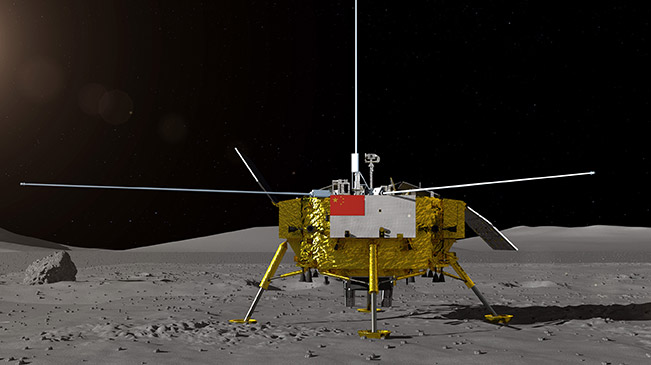 嫦娥四号着陆器和月球车外观设计构型公布 征名活动同步启动