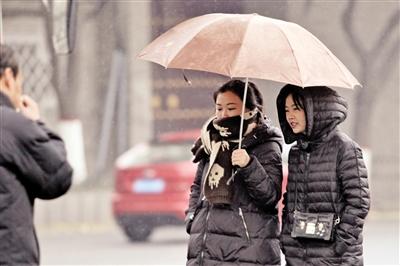 西安昨天下“霰” 今天陜北關(guān)中降6℃