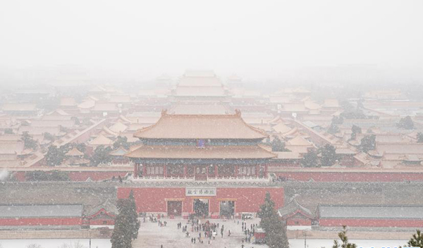 故宮賞雪