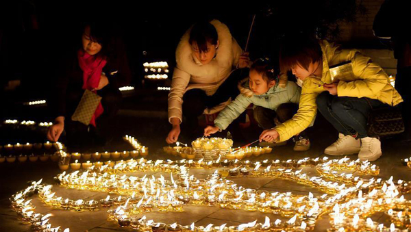 西安：祈福燈會祈吉祥