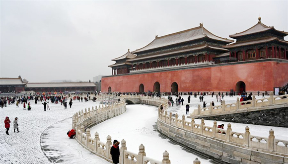雪落紫禁城