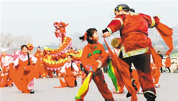 流光溢彩西安年 歡天喜地迎元宵