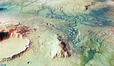 欧洲“火星快车”探测器拍摄的图像显示 数十亿年前火星曾有河流