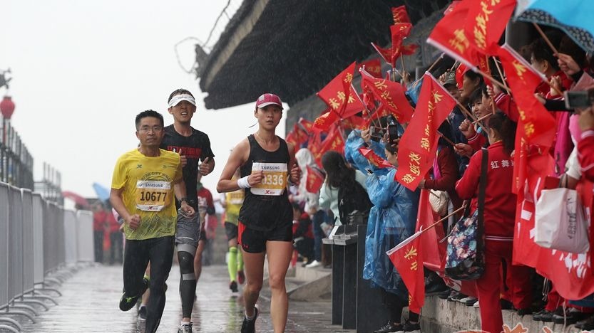 西安城墻國際馬拉松昨日開賽 5000名選手來自28個國家