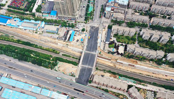 西三環(huán)阿房一路立交最快年底通車 將徹底改變西三環(huán)擁堵現(xiàn)狀