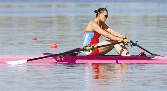直击二青会：陕西选手赛艇项目再夺一金