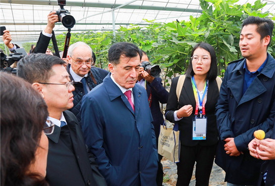 上合组织秘书长弗拉基米尔•诺罗夫：通过杨凌示范区看到现代农业发展的典范