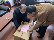 陕西省检察院向西藏自治区检察院阿里分院捐赠抗疫物资