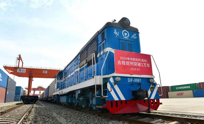 今年中欧班列（西安）开行数量突破400列