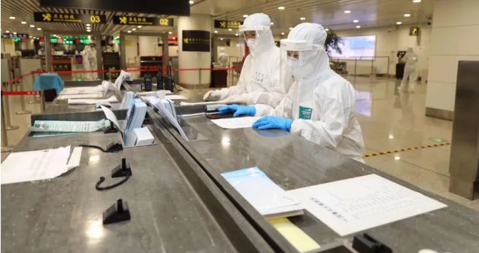 首架指定入境航班的国际航班落地西安!机场核酸检测区今早已投入使用