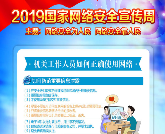 2019網(wǎng)絡(luò)安全宣傳周：機(jī)關(guān)工作人員如何正確使用網(wǎng)絡(luò)