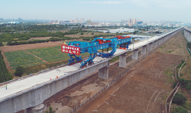 西银高铁全线箱梁架设任务顺利完成