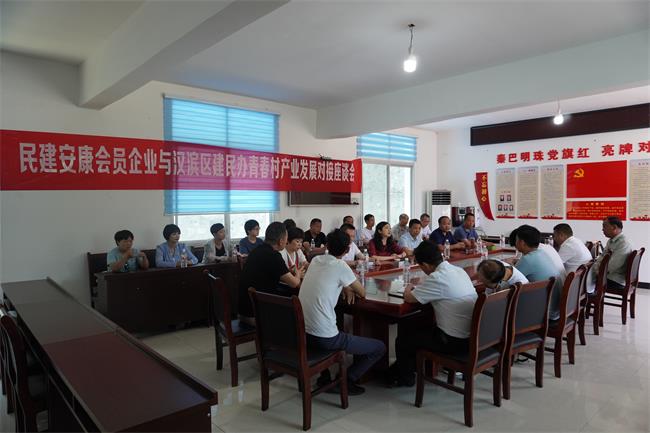 凝神聚力謀發(fā)展 ?繆力同行助脫貧  安康民建組織會(huì)員企業(yè)與幫扶村對(duì)接產(chǎn)業(yè)發(fā)展座談