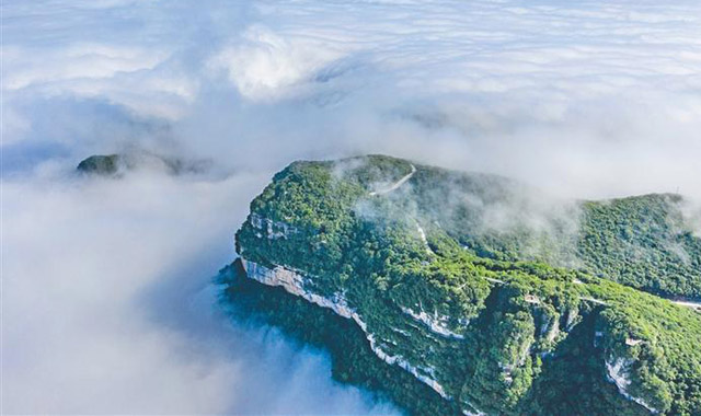 汉中 龙头山 山美云涌