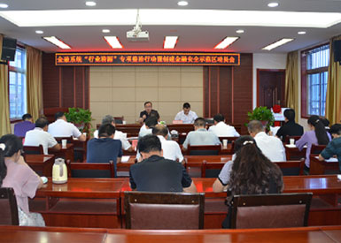 丹鳳召開金融系統(tǒng)“行業(yè)清源” 專項整治行動
