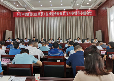 鎮(zhèn)巴召開平安建設(shè)掃黑除惡工作推進會暨縣專項斗爭領(lǐng)導(dǎo)小組會議