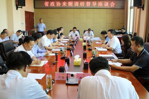 省政協(xié)來銅調(diào)研督導(dǎo)中央政協(xié)工作會(huì)議精神貫徹落實(shí)情況
