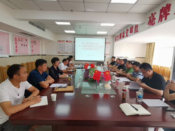 農(nóng)工黨安康市委會召開醫(yī)養(yǎng)結(jié)合工作調(diào)研座談會