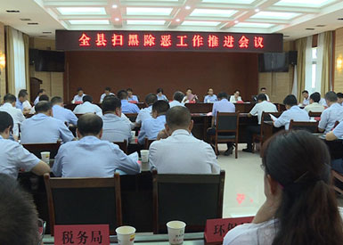 大荔縣召開掃黑除惡工作推進(jìn)會(huì)