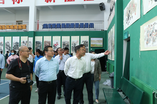 榆林：“我要上全運(yùn)、迎省運(yùn)”體育書畫展開展