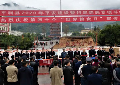 平利縣開展2020年平安建設(shè)暨掃黑除惡宣傳月活動(dòng)