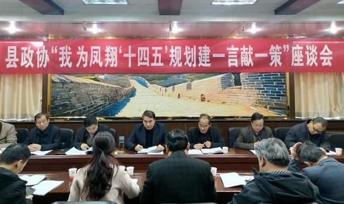 鳳翔縣政協(xié)召開“我為鳳翔‘十四五’規(guī)劃建一言獻一策”座談會