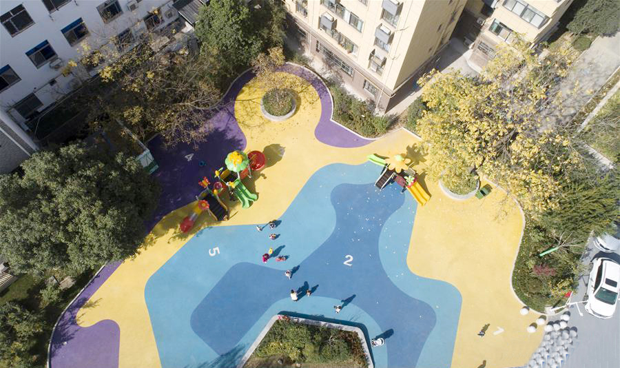 西安：老旧小区重焕光彩