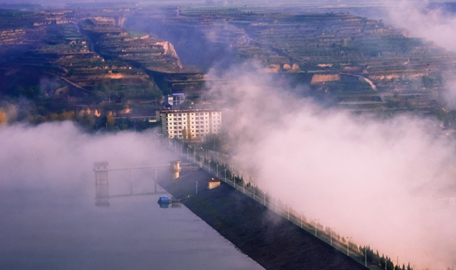 【视觉陕西】咸阳市三原县:鹭影嵯峨