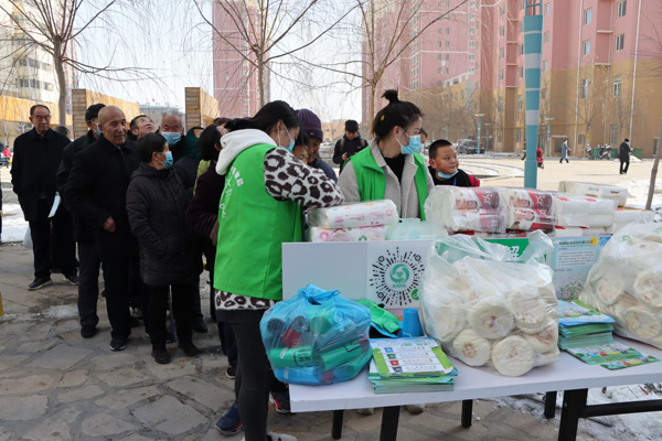 定邊縣首個垃圾分類積分兌換超市開業(yè)