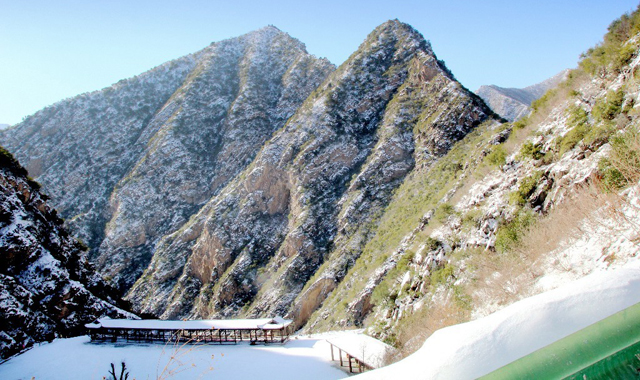初冬郑国渠旅游风景区婉约静美醉人间