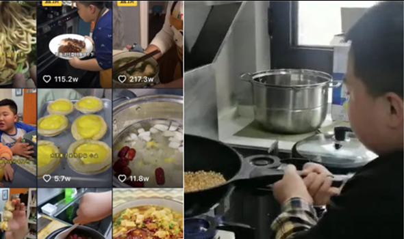 西安8岁男孩抖音粉丝超200万 走红网络竟是因为厨艺惊人