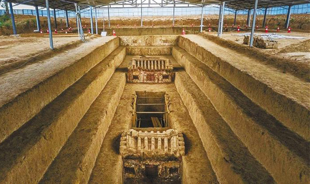 西安少陵原发现我国规模最大的十六国时期高等级墓葬
