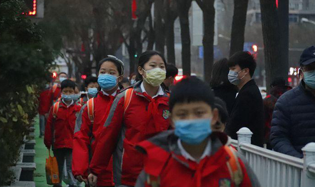 组图：陕西各地中小学、幼儿园今日开学