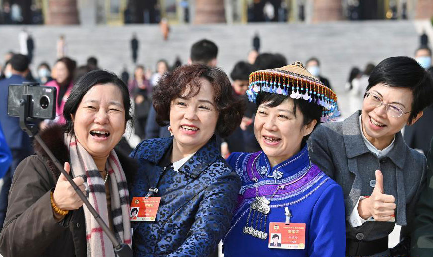 两会上的“她”身影