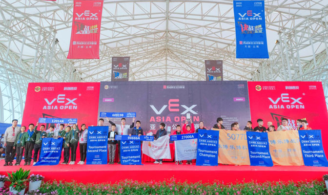 冠军出炉！VEX机器人亚洲公开赛在泾河新城闭幕
