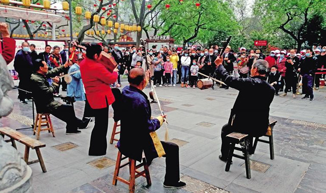 永兴坊沿街非遗展演