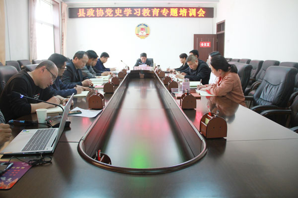 學黨史 悟思想 凝共識 開新局——綏德縣政協(xié)召開黨史學習教育專題培訓會議