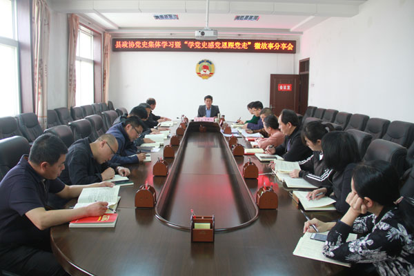 綏德縣政協(xié)召開黨史集體學(xué)習(xí)暨“學(xué)黨史、感黨恩、跟黨走”微故事分享會