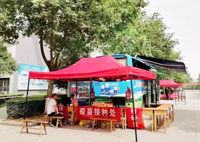 移动预防接种车亮相西安校园 为师生接种新冠疫苗助力
