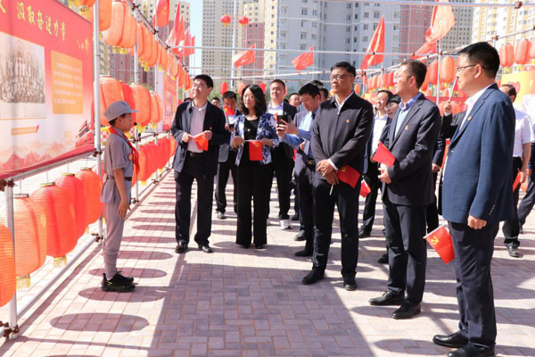 定邊縣：打卡游九曲 全民學(xué)黨史