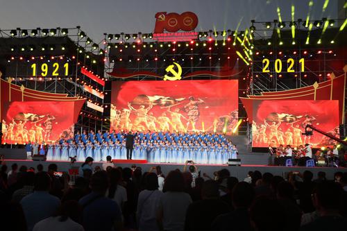 榆林市舉辦慶祝中國(guó)共產(chǎn)黨成立100周年歌詠比賽
