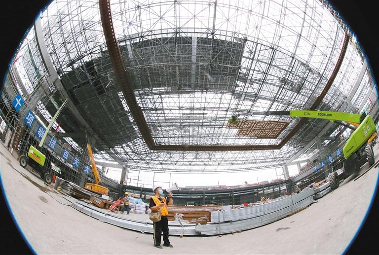 西安火車站南站房改擴(kuò)建 緊鑼密鼓進(jìn)行中