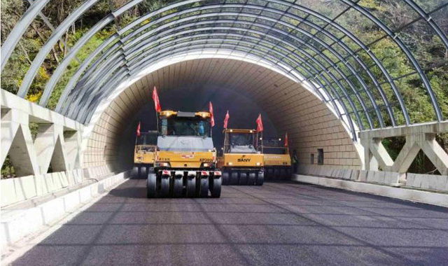 宝坪高速路面工程全部完成通车在即