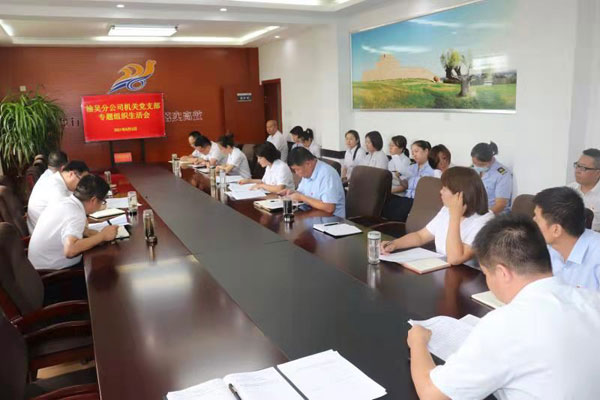陜西交控運營管理公司榆吳分公司機關(guān)黨支部召開黨史學(xué)習(xí)教育專題組織生活會
